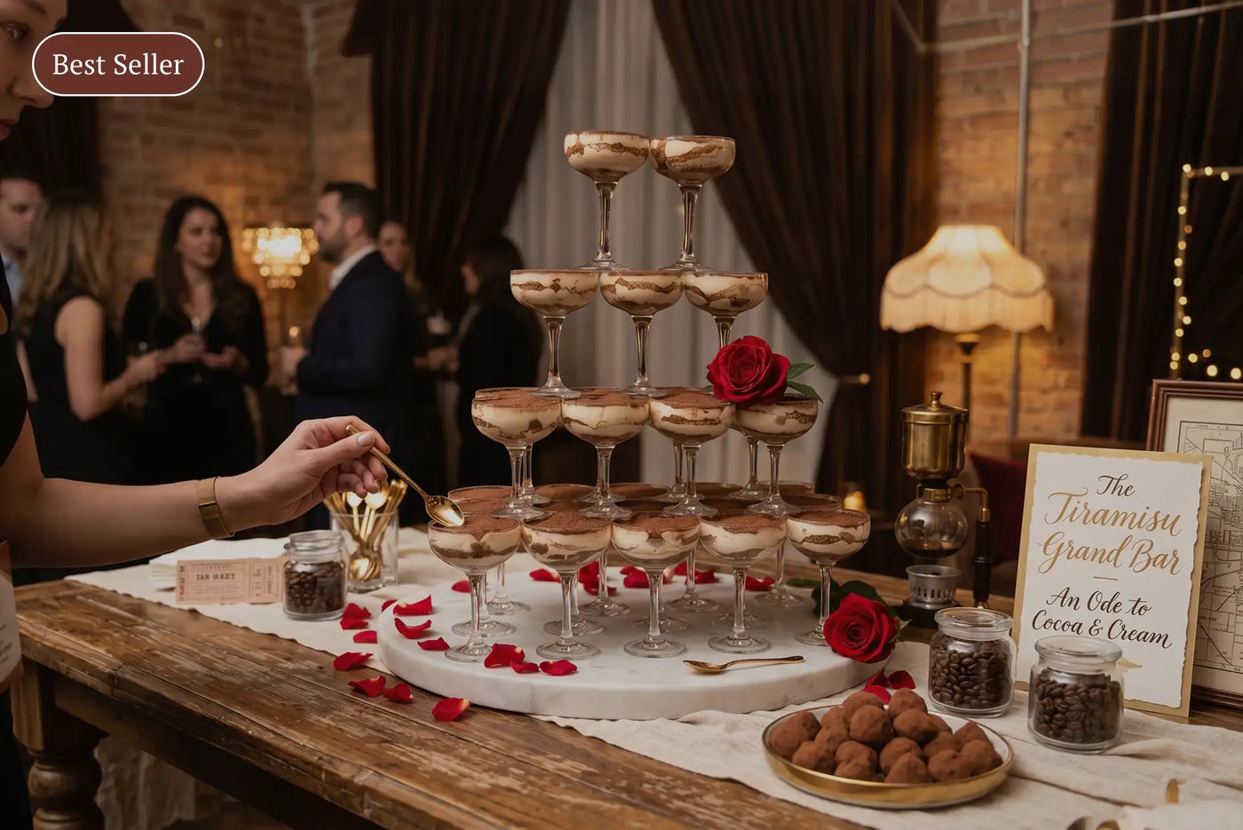 Tiramisu Dessert Tower