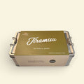 Pistachio Tiramisu 750g packaging showcasing quality craftsmanship and inviting design.