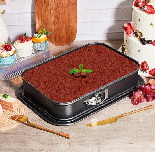 Elegant tiramisu tray for weddings and events – serves up to 50 guests, handcrafted luxury dessert