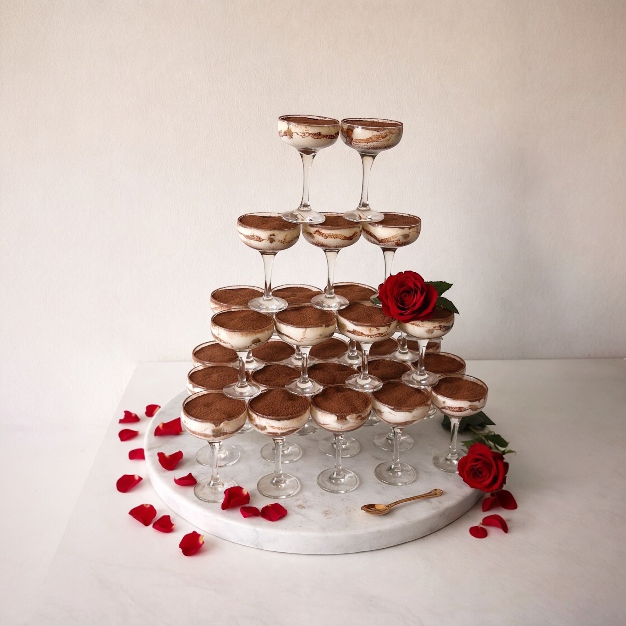 Tiramisu Dessert Tower – Wedding & Events