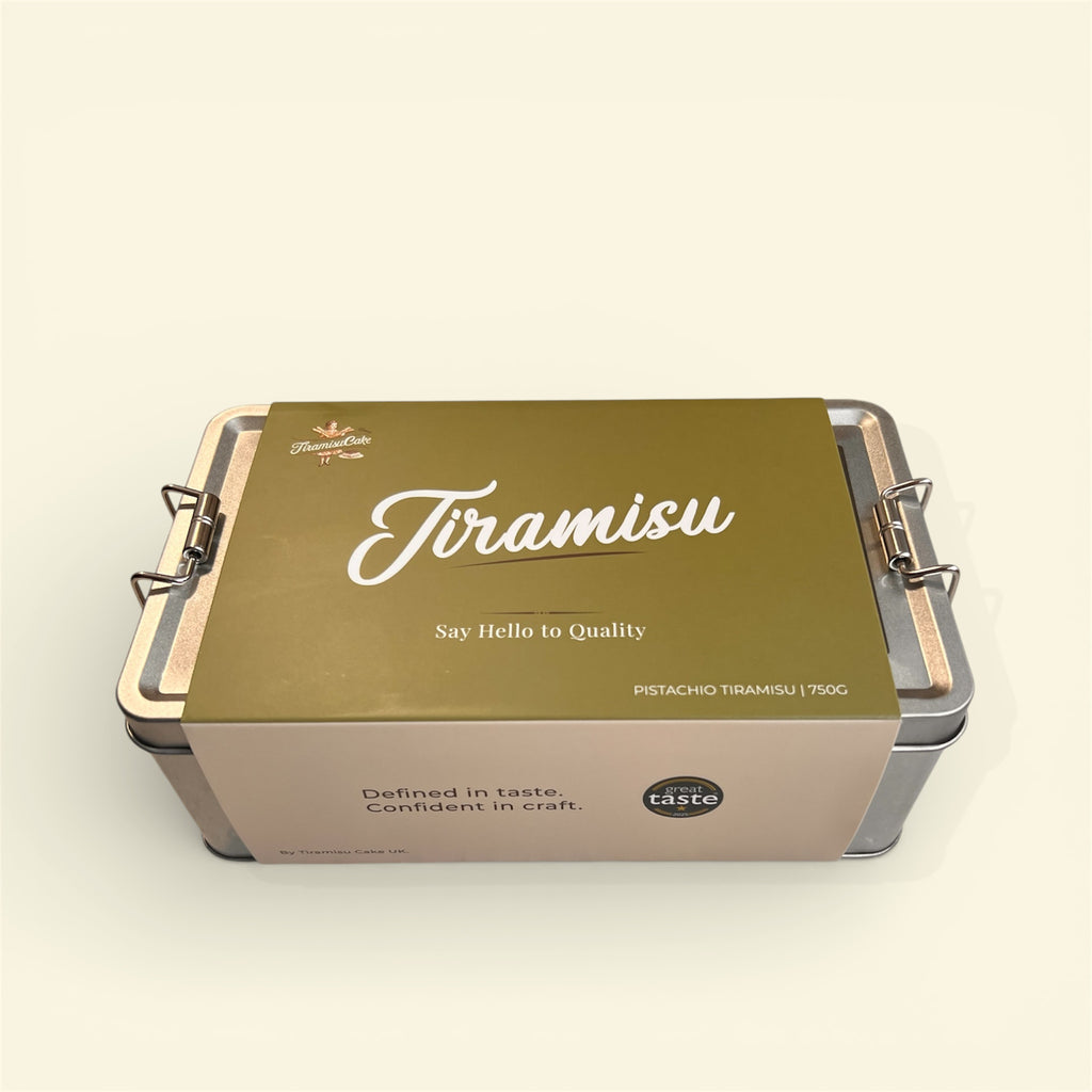 Tiramisu Duo Box 310g Classic & Pistachio | Alcohol-Free | Serves 1-2