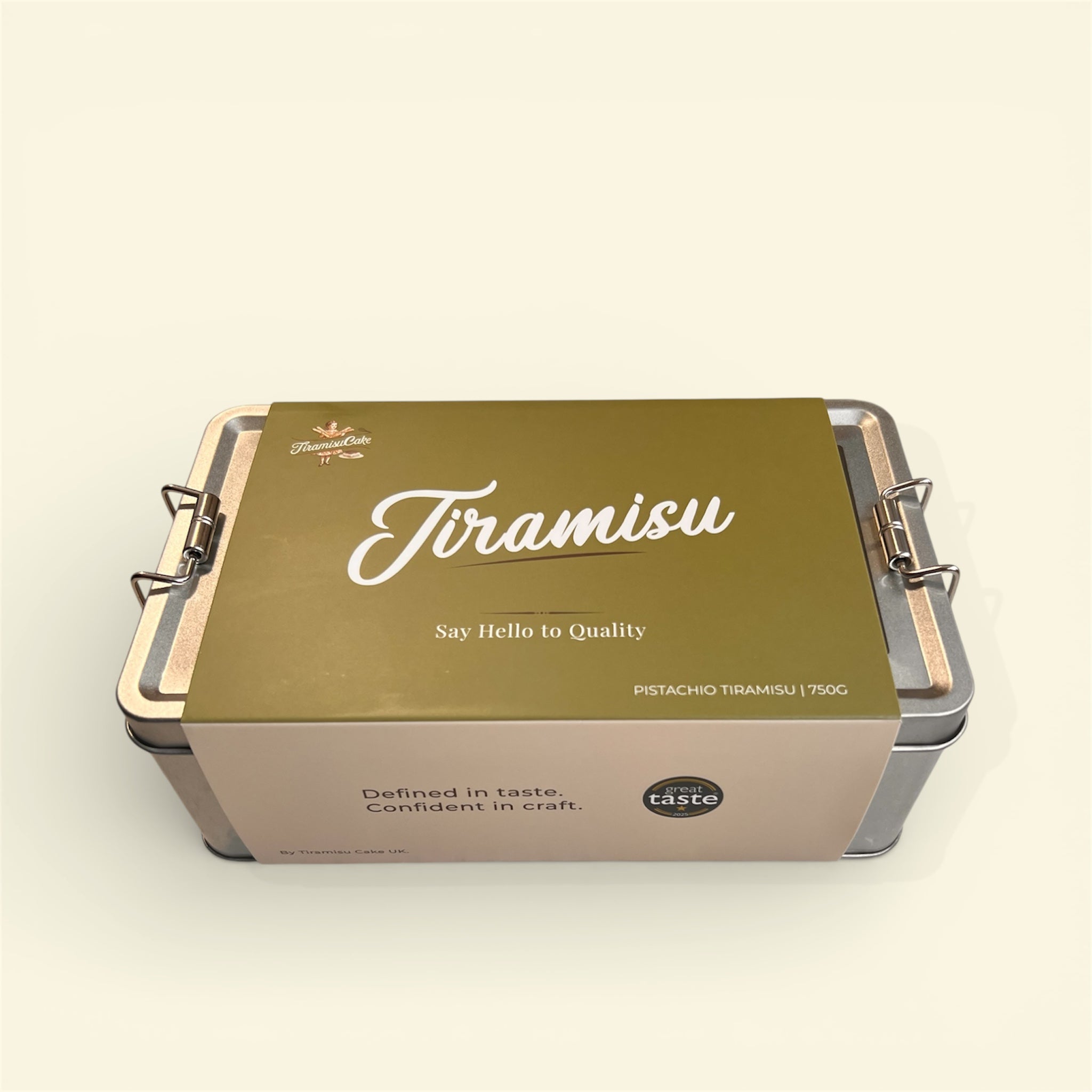 Tiramisu Duo Box 310g Classic & Pistachio | Alcohol-Free | Serves 1-2