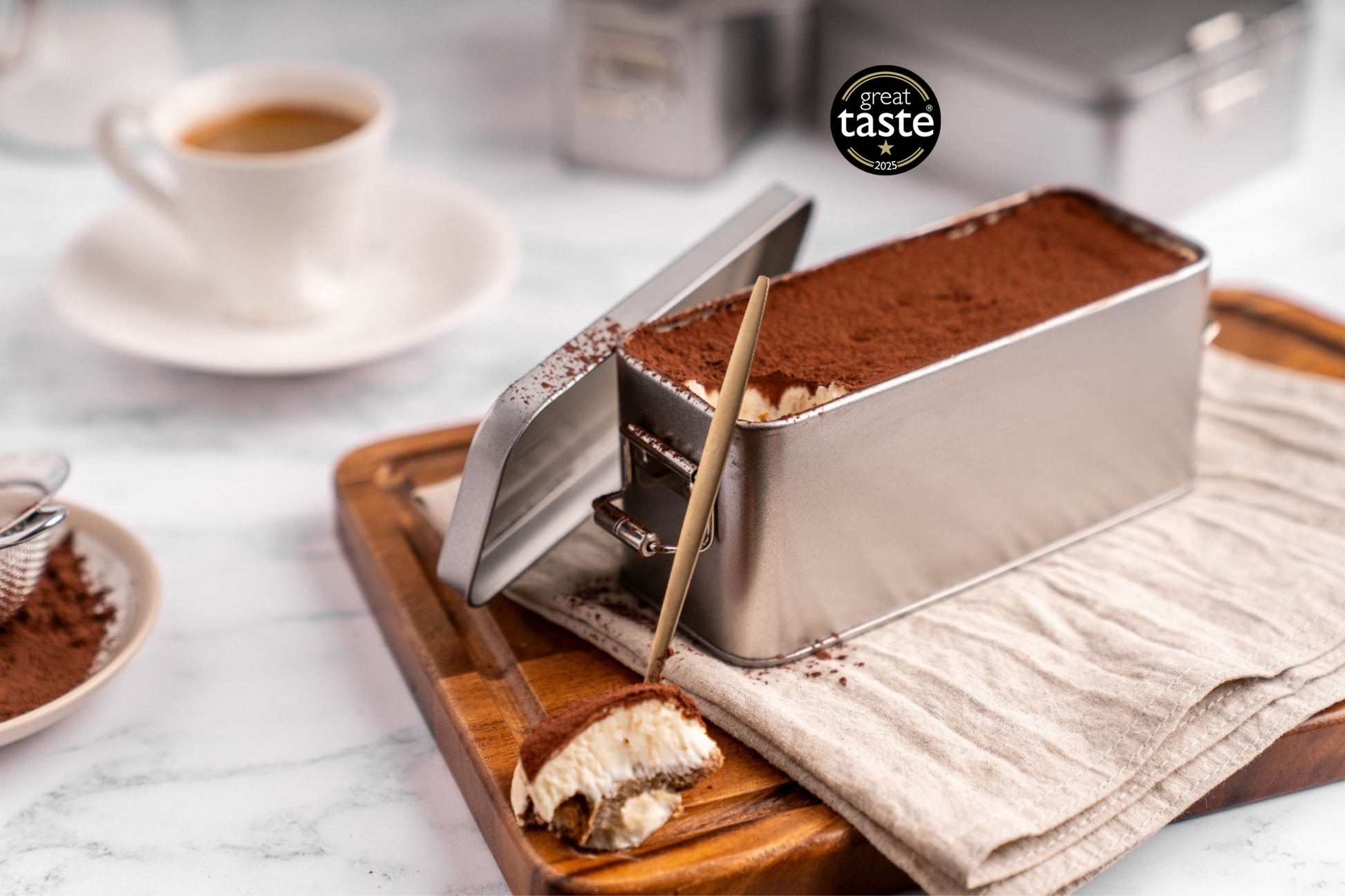 Classic tiramisu 310g – creamy, alcohol-free, halal-friendly dessert with mascarpone and espresso flavor